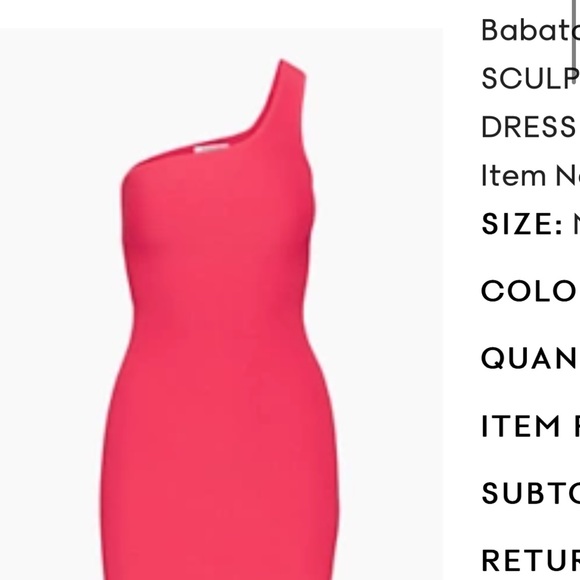 Aritzia Babaton Sculpt Knit One-Shoulder Dress - Picture 5 of 5